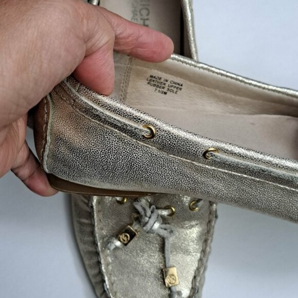 Authentic Michael Kors Genuine Leather Loafer Regular Fit - Picture 4 of 5